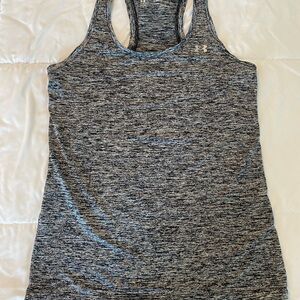 Under Armour Women's Black and Gray Tank Top
